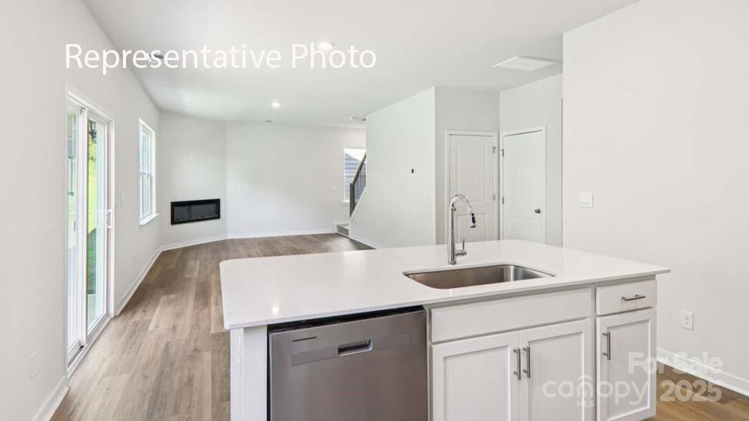 Furnished interior view inside a new home in The Falls at Newton, Newton (Image 2).