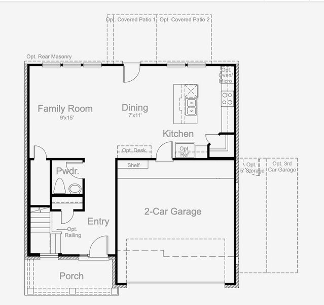 Image 38 representing the Martindale by Scott Felder Homes in Park Hill Commons, San Antonio, TX.