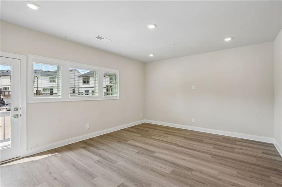 Spacious, unfurnished interior of a new home in Hemingway - Highland Series, Cumming (Image 17). Spacious, unfurnished interior of a new home in Hemingway - Highland Series, Cumming (Image 17).