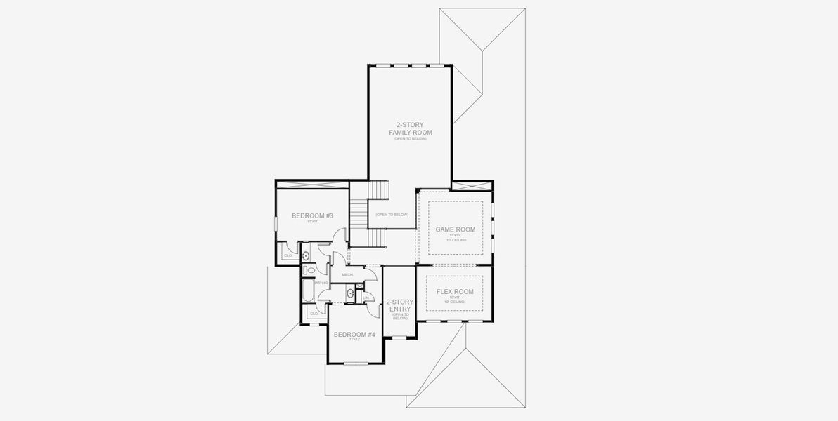 2D floor plan layout for the 3638F by Perry Homes in Star Farms At Lakewood Ranch 60', Lakewood Ranch, FL (Image 4). 2D floor plan layout for the 3638F by Perry Homes in Star Farms At Lakewood Ranch 60', Lakewood Ranch, FL (Image 4).