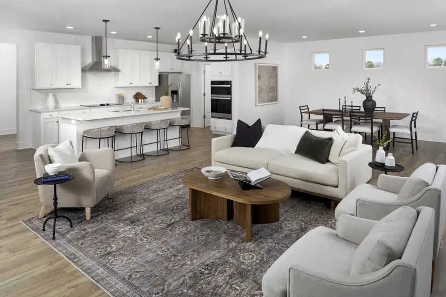 Representative furnished interior of a home built from the Allegheny by Mattamy Homes in Riverfall, Angier (Image 5).