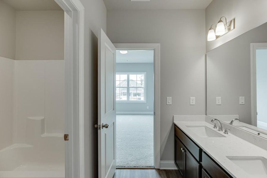 Furnished interior view inside a new home in Hemingway, Flowery Branch (Image 13).