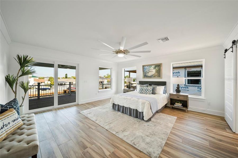 Furnished interior view inside a new home in , Hudson (Image 8).