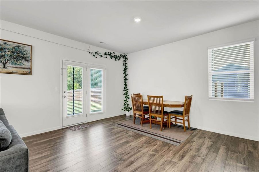 Furnished interior view inside a new home in , Dawsonville (Image 16). Furnished interior view inside a new home in , Dawsonville (Image 16).