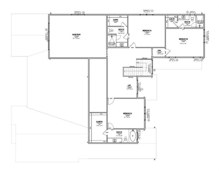 2D floor plan layout of this home in , Southlake, TX (Image 4). 2D floor plan layout of this home in , Southlake, TX (Image 4).