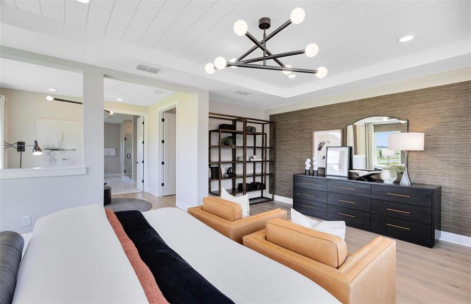Furnished interior view inside a new home in Parkside Trails, Clermont (Image 18).