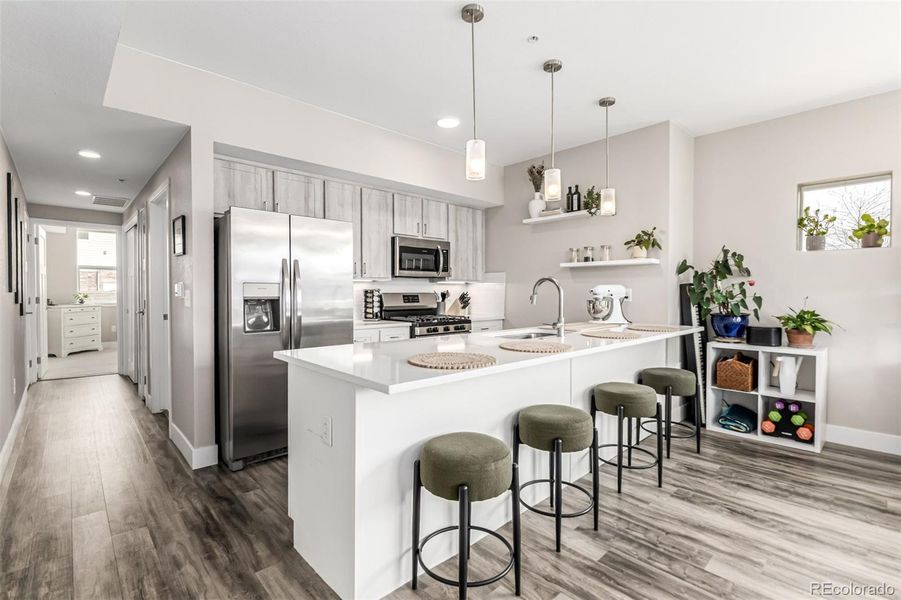 Open & light inviting floor plan.