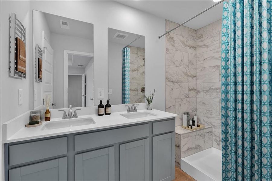 Furnished interior view inside a new home in , Rockmart (Image 4).