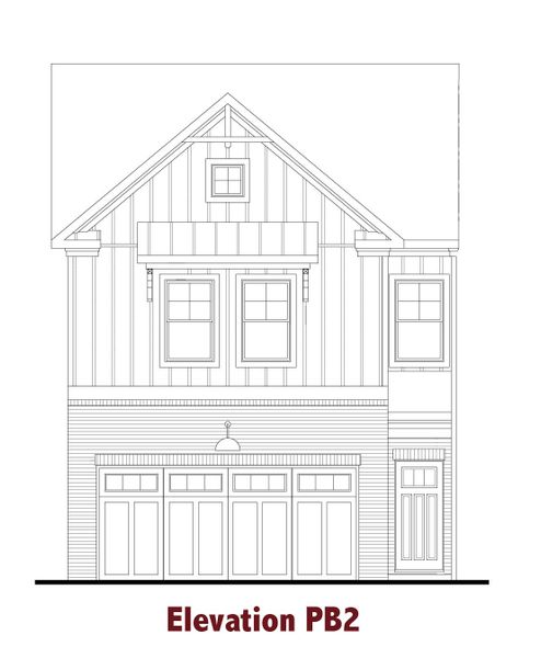 Representative rendering of the exterior for the Cheshire by Chafin Communities (Image 2).