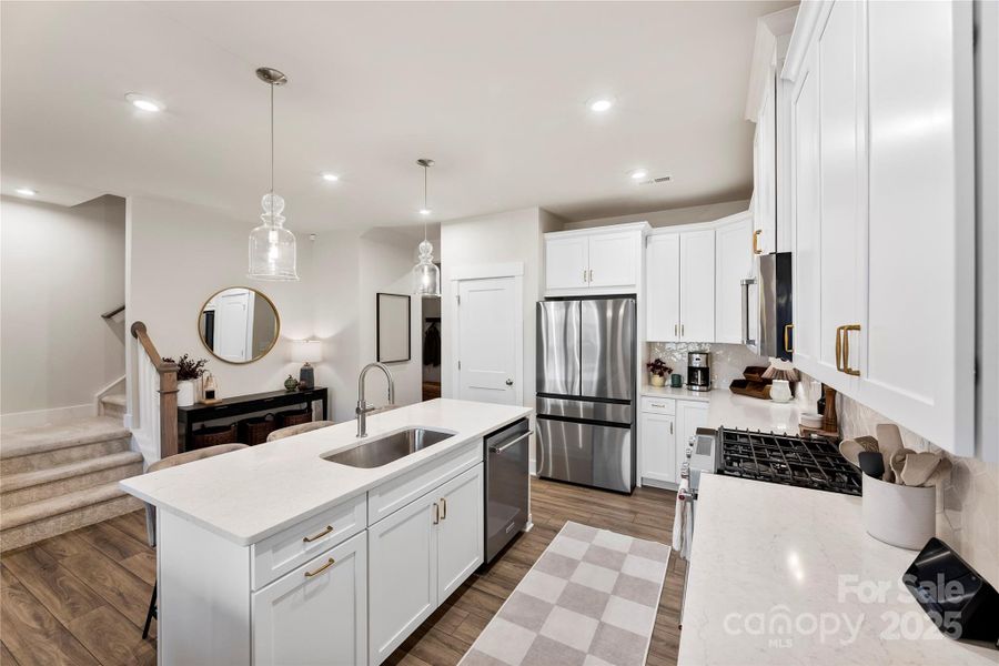 Furnished interior view inside a new home in , Charlotte (Image 17).