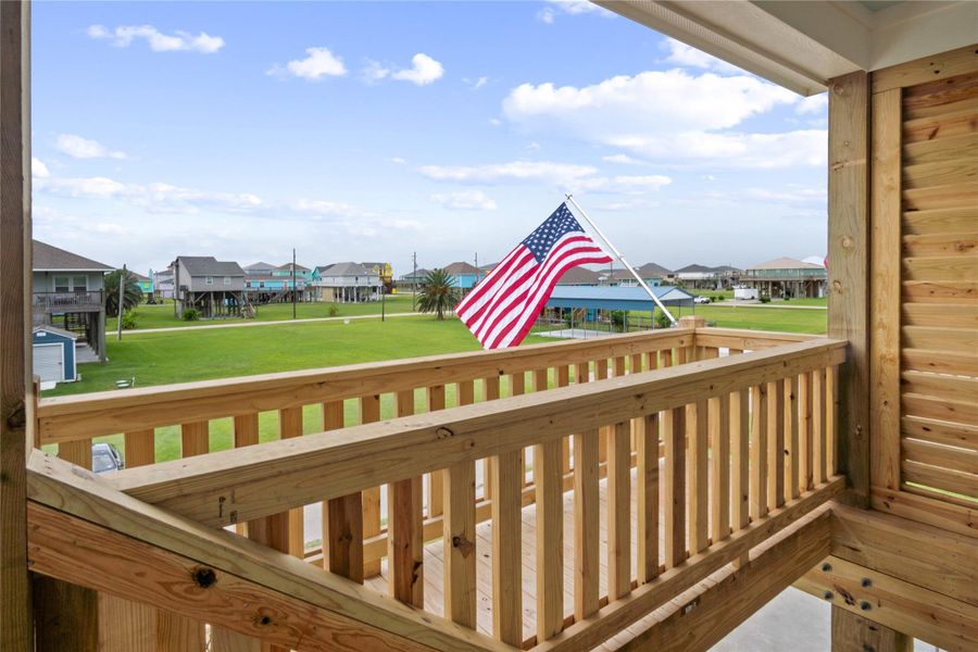 Exterior details and patio area of a home in , Crystal Beach (Image 22). Exterior details and patio area of a home in , Crystal Beach (Image 22).