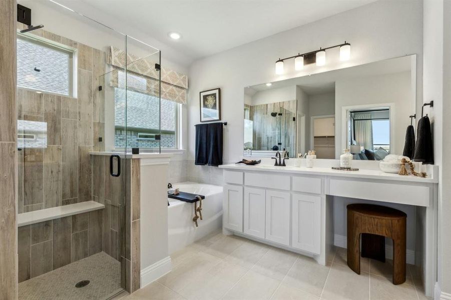 Furnished interior view inside a new home in Westside Preserve, Midlothian (Image 32).