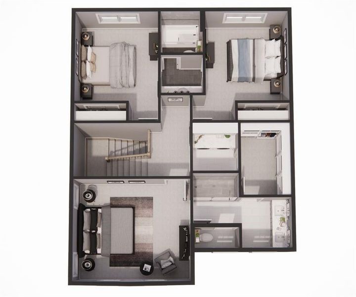 2D floor plan layout of this home in , Carrollton, GA (Image 23). 2D floor plan layout of this home in , Carrollton, GA (Image 23).