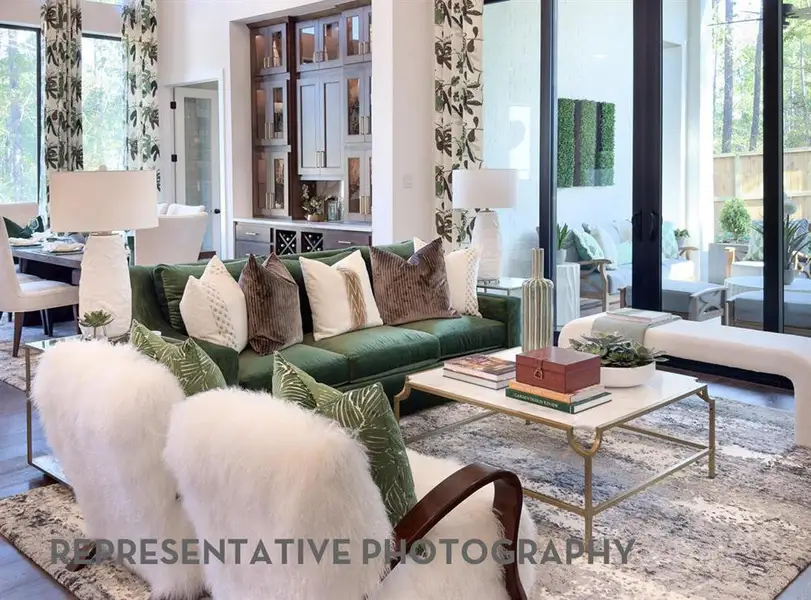 Furnished interior view inside a new home in Mosaic, Celina (Image 10).