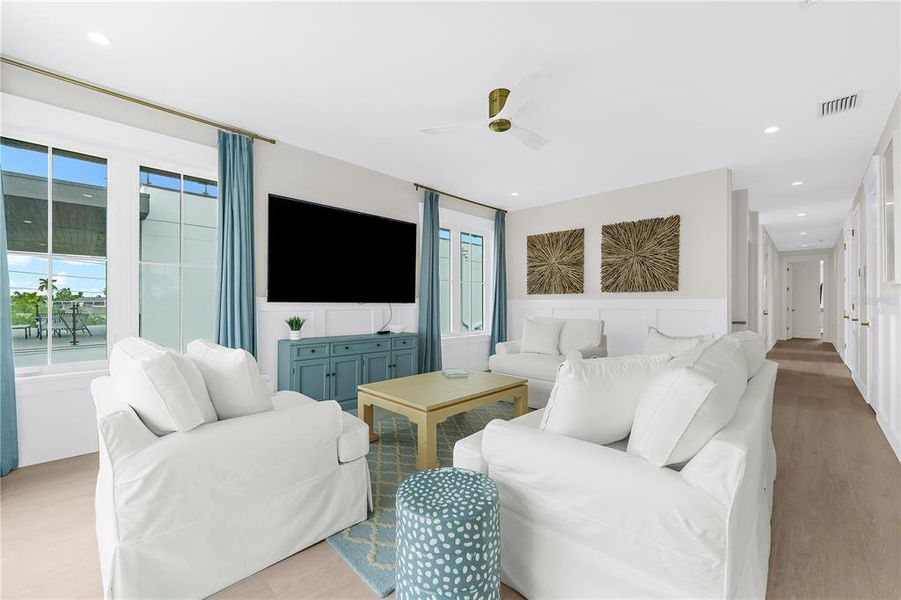 Furnished interior view inside a new home in , Sarasota (Image 26).