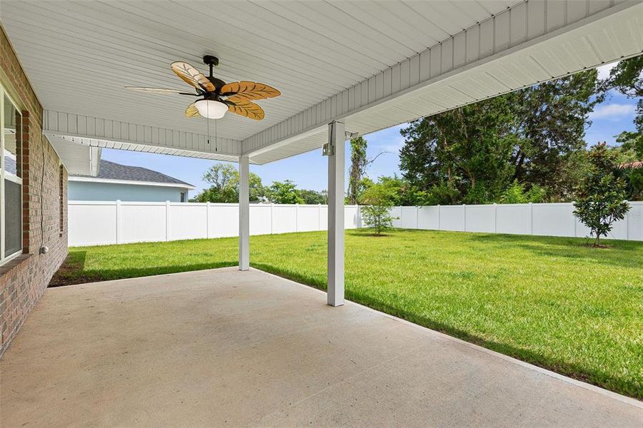 Exterior details and patio area of a home in Palm Coast, Palm Coast (Image 28).