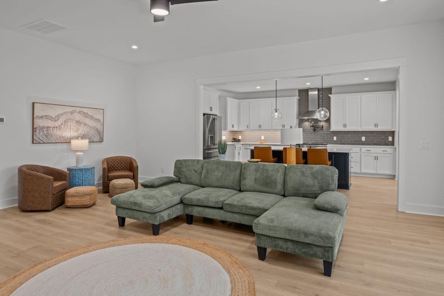 Furnished interior view inside a new home in , Awendaw (Image 7). Furnished interior view inside a new home in , Awendaw (Image 7).