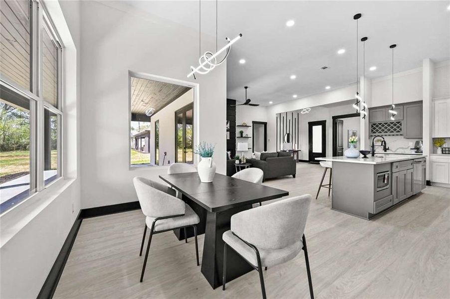 Furnished interior view inside a new home in , Lithonia (Image 36). Furnished interior view inside a new home in , Lithonia (Image 36).