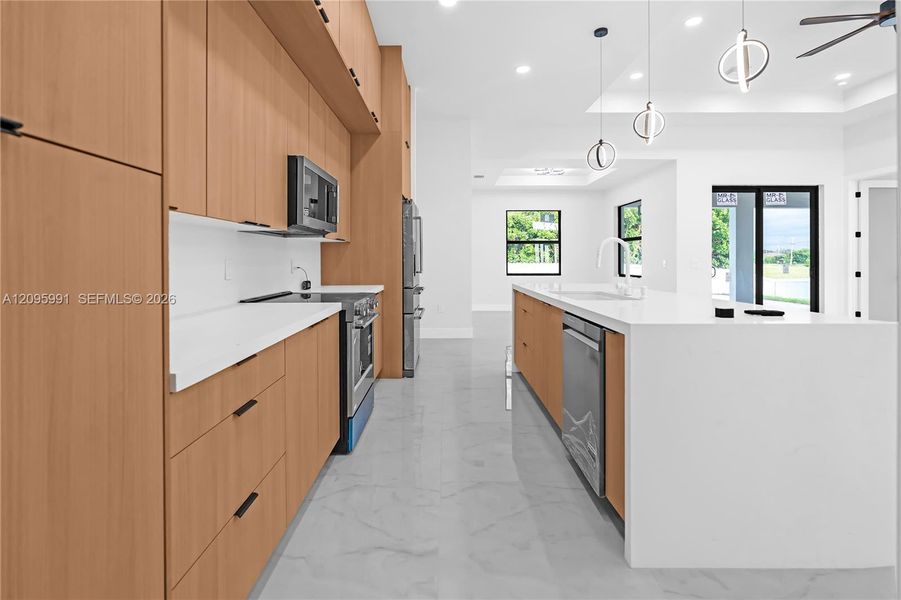 Furnished interior view inside a new home in , Cape Coral (Image 12).