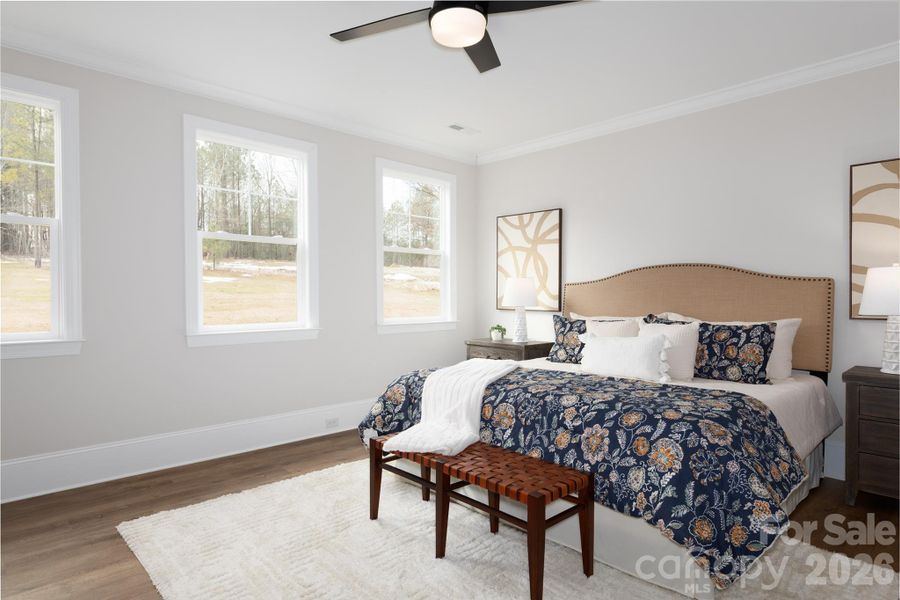 Furnished interior view inside a new home in , Sherrills Ford (Image 13).