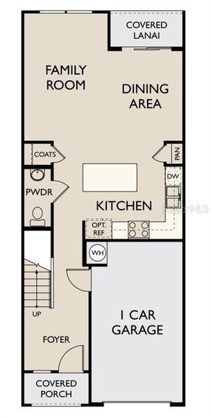 2D floor plan layout of this home in , Tampa, FL (Image 4).