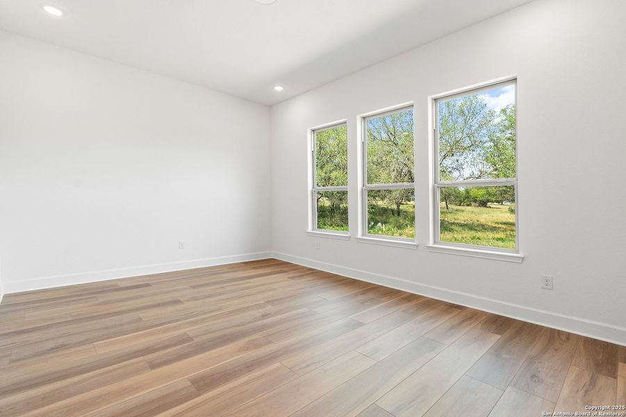 Spacious, unfurnished interior of a new home in Legend Park, Castroville (Image 16). Spacious, unfurnished interior of a new home in Legend Park, Castroville (Image 16).