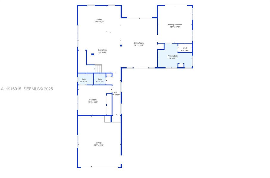 2D floor plan layout of this home in , Plantation, FL (Image 5).