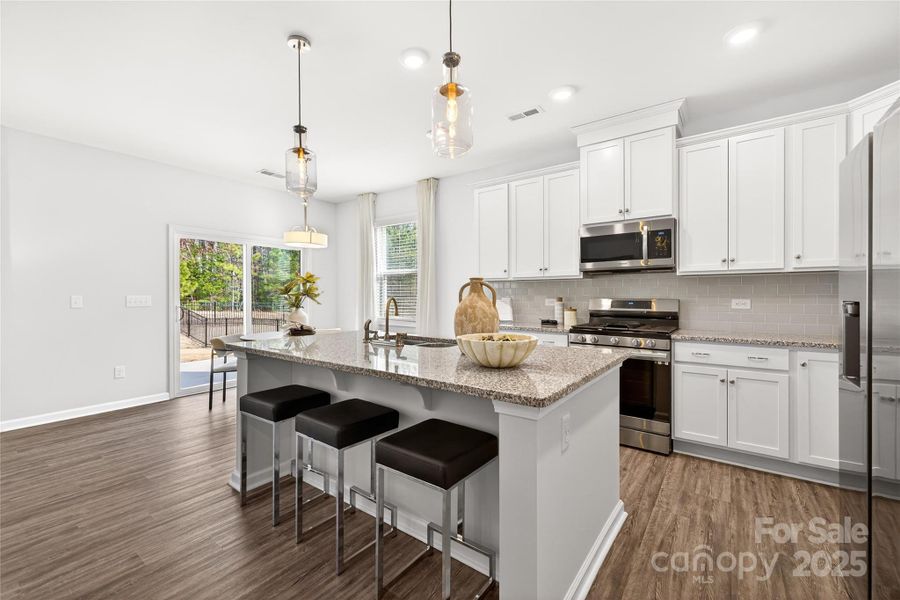 Furnished interior view inside a new home in Villas at Sherrills Ford, Terrell (Image 9).