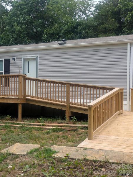 Exterior details and patio area of a home in , Morganton (Image 14).