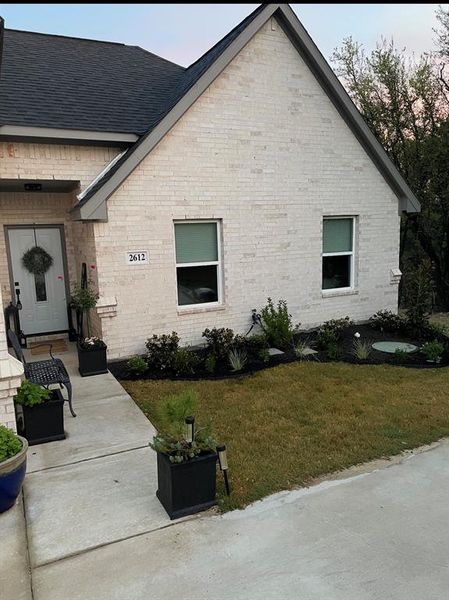 New Landscaping in front New Landscaping in front