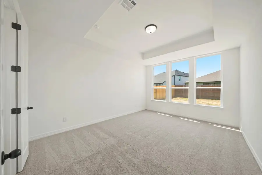 Primary bedroom. Sample product photo. Actual exterior and interior selections may vary by homesite. Photo may be virtually staged. Primary bedroom. Sample product photo. Actual exterior and interior selections may vary by homesite. Photo may be virtually staged.