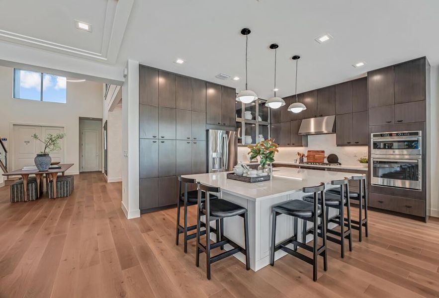Furnished interior view inside a new home in Apex at Avenir, Palm Beach Gardens (Image 70).