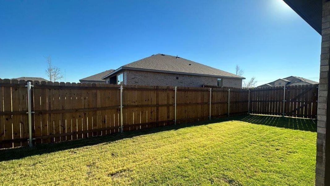 Exterior details and patio area of a home in Lankford Farms, Cleburne (Image 15). Exterior details and patio area of a home in Lankford Farms, Cleburne (Image 15).