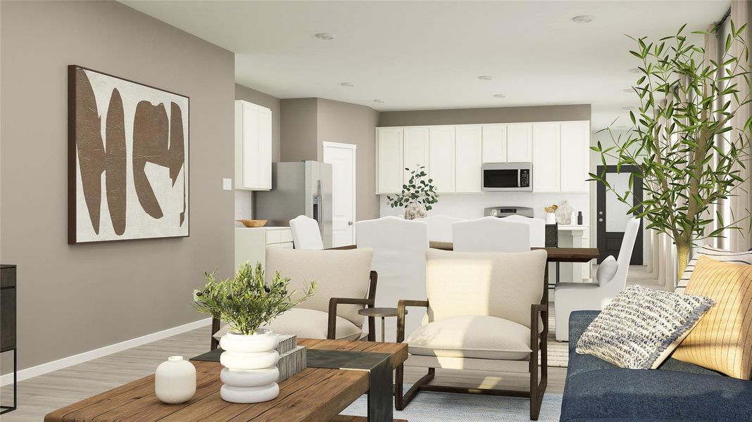 Furnished interior view inside a new home in Moore Landing, Magnolia (Image 23).