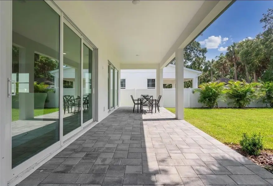 Exterior details and patio area of a home in , Tampa (Image 3). Exterior details and patio area of a home in , Tampa (Image 3).