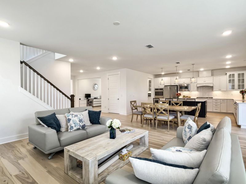Furnished interior view inside a new home in Liberty Hill Farm, Mount Pleasant (Image 52).
