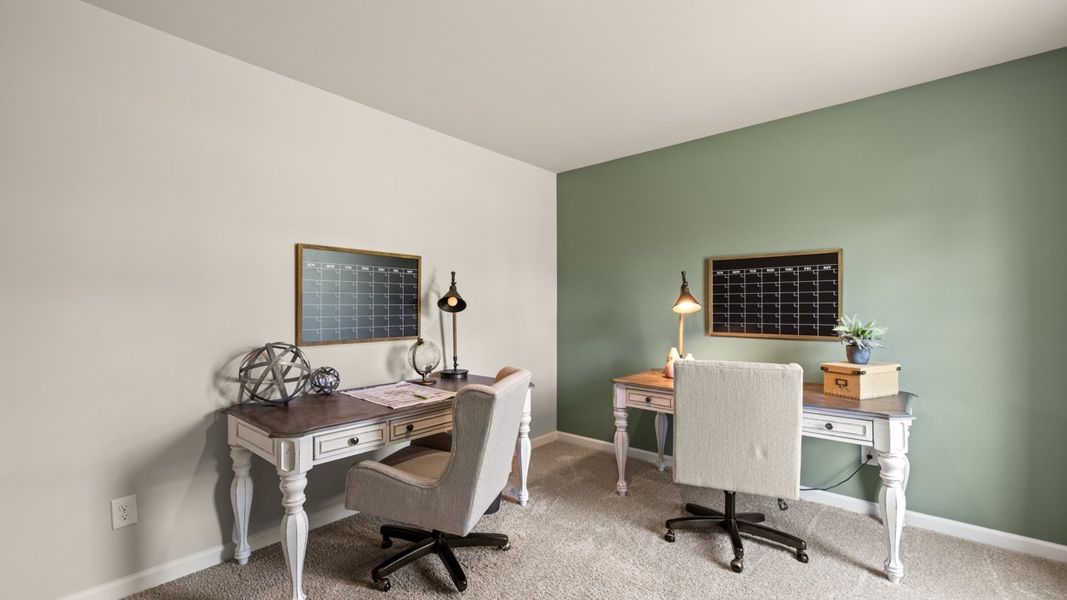 Representative furnished interior of a home built from the Elle by D.R. Horton in Twin Lakes, Hoschton (Image 35).