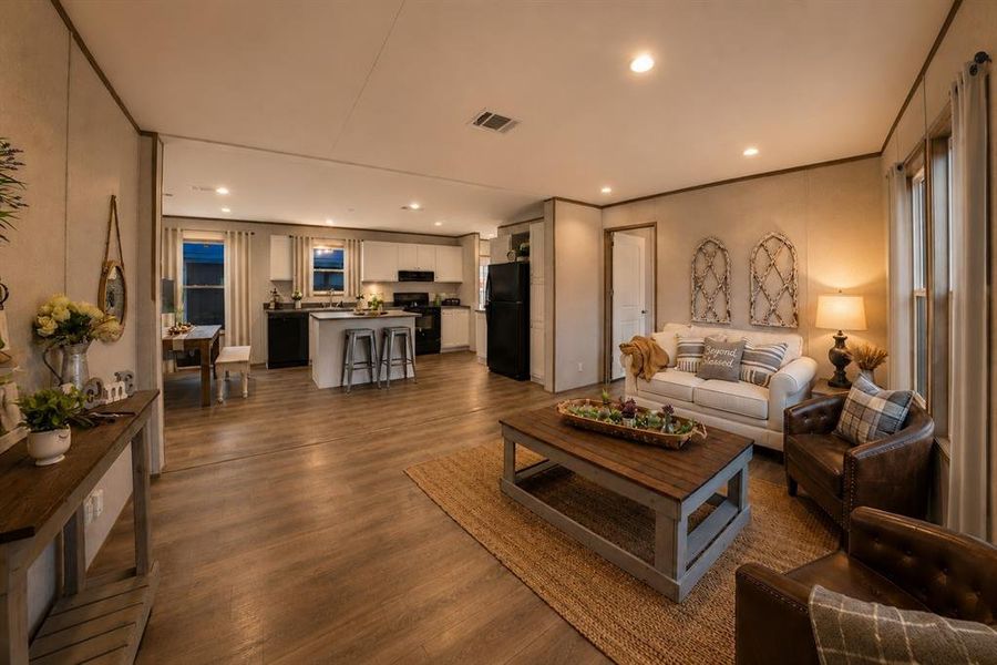 Furnished interior view inside a new home in , Azle (Image 10).