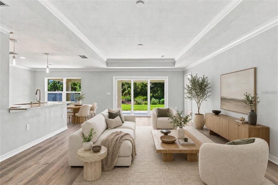 Furnished interior view inside a new home in , Punta Gorda (Image 8).