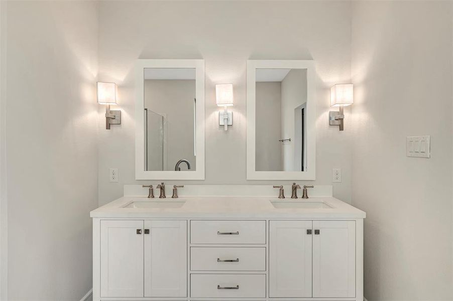 Furnished interior view inside a new home in Gateway Parks, Forney (Image 14).