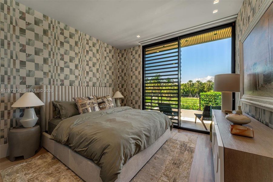 Furnished interior view inside a new home in , Miami Beach (Image 12). Furnished interior view inside a new home in , Miami Beach (Image 12).