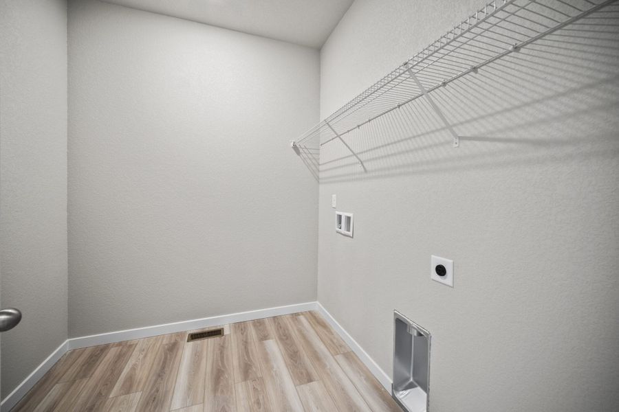 Representative unfurnished interior of a home built from the Lilac by View Homes in Aspen Ranch, Fountain (Image 35).