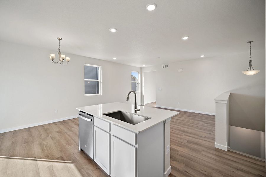 Furnished interior view inside a new home in Aspen Ranch, Fountain (Image 6).