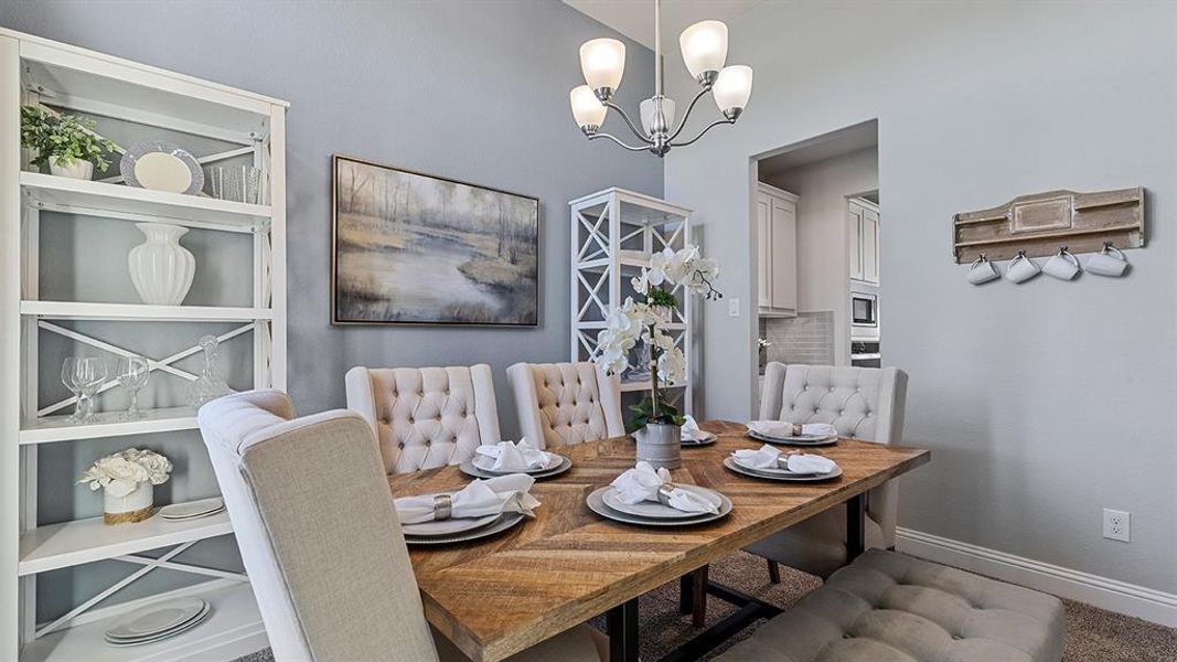 Furnished interior view inside a new home in Eden Ranch, Arlington (Image 13). Furnished interior view inside a new home in Eden Ranch, Arlington (Image 13).