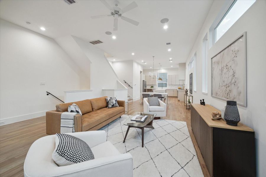 Furnished interior view inside a new home in , Houston (Image 14). Furnished interior view inside a new home in , Houston (Image 14).