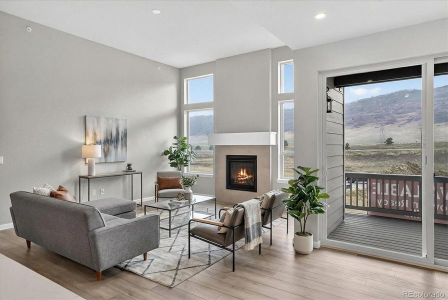 Virtually staged, furniture size & scale may not be accurate.