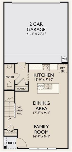 Hudson First Floor Plan