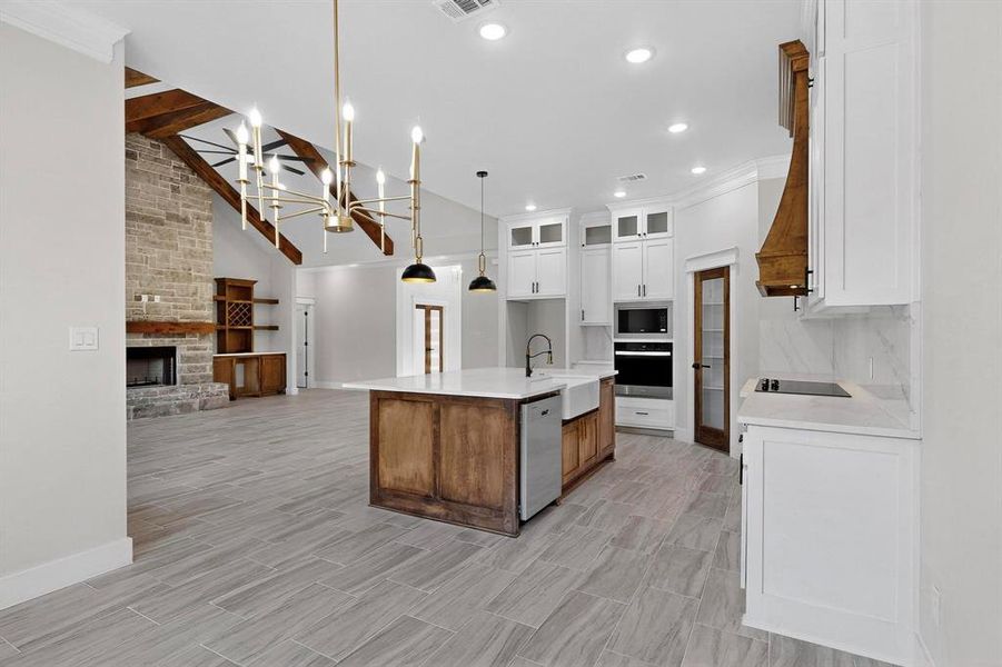 Furnished interior view inside a new home in , Springtown (Image 7).