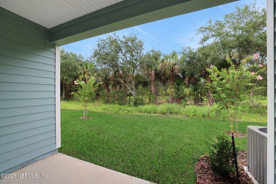 Exterior details and patio area of a home in , Palm Coast (Image 18). Exterior details and patio area of a home in , Palm Coast (Image 18).