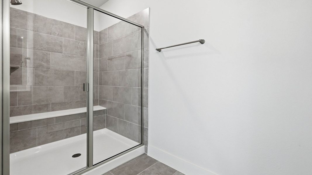 Furnished interior view inside a new home in Collin Creek, Plano (Image 42).